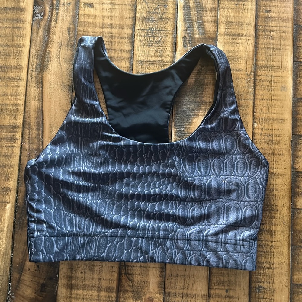 Terez Crocodile Sports Bra